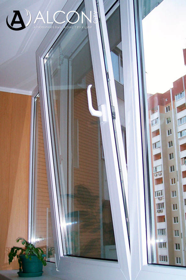 Поворотно-откидные алюминиевые окна в Москве